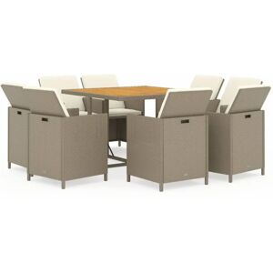 vidaXL Gartenmöbel-Set - Beige vidaXL Gartenmöbel-Set - Beige
