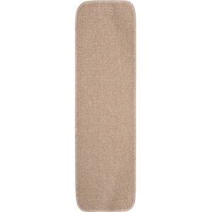 vidaXL Beige Anti-slip Stair Mats Set - Stair Mats vidaXL Beige Anti-slip Stair Mats Set - Stair Mats