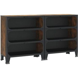 vidaXL Storage Cabinet Rustic Brown - Storage Cabinet vidaXL Storage Cabinet Rustic Brown - Storage Cabinet