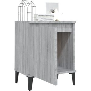 Nuit de vieXL - 40x30x50 cm - Sonoma Gris - Style Industriel - Publicité Nuit de vieXL - 40x30x50 cm - Sonoma Gris - Style Industriel - Publicité