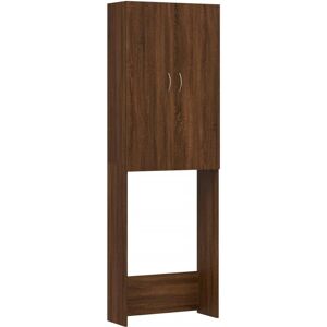 vidaXL Ruskea tammi pesukonekaappi - Säilytystila vidaXL Ruskea tammi pesukonekaappi - Säilytystila