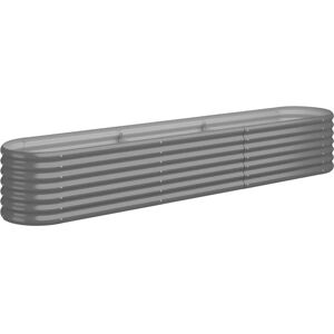 vidaXL Garden Planter - 224x40x36 cm - Grey vidaXL Garden Planter - 224x40x36 cm - Grey