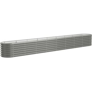 vidaXL Garden Planter Grey 332x40x36 cm - Garden Planter vidaXL Garden Planter Grey 332x40x36 cm - Garden Planter