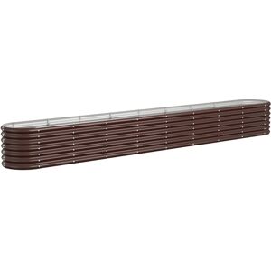 vidaXL Braune Gartenblumenkübel 332x40x36 cm - Gartenkübel vidaXL Braune Gartenblumenkübel 332x40x36 cm - Gartenkübel