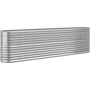 vidaXL Silver Garden Planter 260x40x68cm - Garden Planter vidaXL Silver Garden Planter 260x40x68cm - Garden Planter