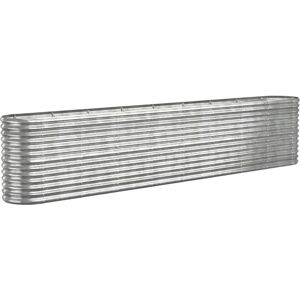 vidaXL Garden Planter 332x40x68 cm Silver - Raised Garden Bed vidaXL Garden Planter 332x40x68 cm Silver - Raised Garden Bed
