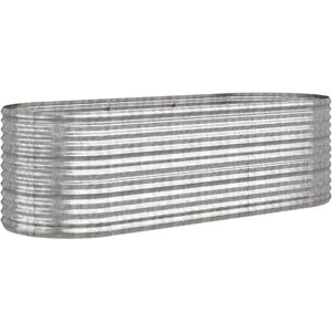 vidaXL Silver Garden Planter 224x80x68cm - Garden Planter vidaXL Silver Garden Planter 224x80x68cm - Garden Planter