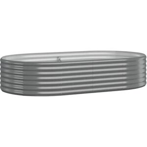 vidaXL Garden Planter - 175x100x36 cm - Grey - Garden Type vidaXL Garden Planter - 175x100x36 cm - Grey - Garden Type
