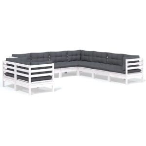 VidaXL Gartenmöbel-Set - Modulares Lounge-Set - 9 Teile VidaXL Gartenmöbel-Set - Modulares Lounge-Set - 9 Teile