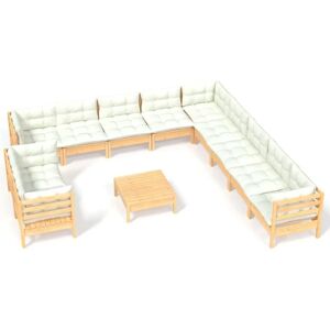 vidaXL Outdoor Möbel-Set - Massives Kiefern-Design vidaXL Outdoor Möbel-Set - Massives Kiefern-Design