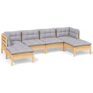 VidaXL Gartenmöbelset - Modularer Lounge mit Kissen VidaXL Gartenmöbelset - Modularer Lounge mit Kissen