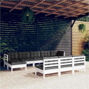 Maisonchic Kiefern-Gartenmöbel-Set - 10 Stück Gartensofas Maisonchic Kiefern-Gartenmöbel-Set - 10 Stück Gartensofas