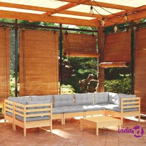 Set di giardino Maisonchic in legno di pino - 8 pezzi con cuscini Set di giardino Maisonchic in legno di pino - 8 pezzi con cuscini