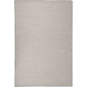 vidaXL Taupe 120x170cm Outdoor Flatweave Rug - Rug vidaXL Taupe 120x170cm Outdoor Flatweave Rug - Rug