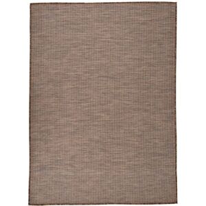vidaXL Brown 200x280cm Outdoor Flatweave Rug - Garden & Patio vidaXL Brown 200x280cm Outdoor Flatweave Rug - Garden & Patio
