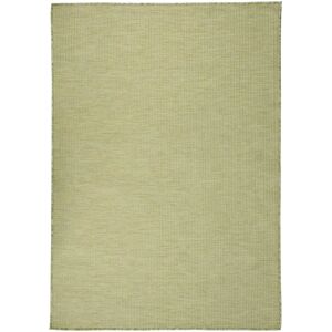 vidaXL Green 140x200 cm Outdoor Flatweave Rug - Outdoor Rug vidaXL Green 140x200 cm Outdoor Flatweave Rug - Outdoor Rug