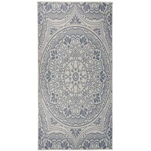vidaXL Blue Pattern Outdoor Rug 100x200cm - Rug vidaXL Blue Pattern Outdoor Rug 100x200cm - Rug