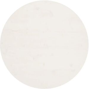 vidaXL 813657 Witte ronde dennenhouten tafelblad - Tafelblad vidaXL 813657 Witte ronde dennenhouten tafelblad - Tafelblad