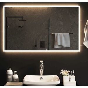 vidaXL 100x60 cm LED badeværelsesspejl - Vandtæt, Berøringsfølsom vidaXL 100x60 cm LED badeværelsesspejl - Vandtæt, Berøringsfølsom