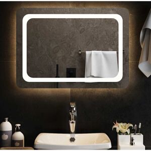 vidaXL LED Bathroom Mirror 70x50 cm - Bathroom Mirror vidaXL LED Bathroom Mirror 70x50 cm - Bathroom Mirror