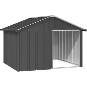 vidaXL Dog House Kennel Anthracite/Grey - Dog House vidaXL Dog House Kennel Anthracite/Grey - Dog House