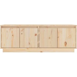 vidaXL 813849 Pine TV Cabinet - Rustic Natural Wood - TV cabinet vidaXL 813849 Pine TV Cabinet - Rustic Natural Wood - TV cabinet