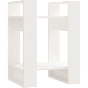 vidaXL Bücherregal Weiß - Raumteiler Aufbewahrung - Bücherregal vidaXL Bücherregal Weiß - Raumteiler Aufbewahrung - Bücherregal