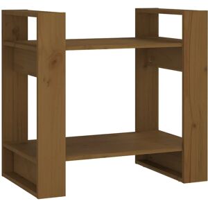 vidaXL 813877 Honigbraune Bücherregal - Bücherregal / Raumteiler vidaXL 813877 Honigbraune Bücherregal - Bücherregal / Raumteiler