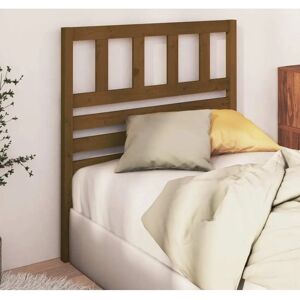 vidaXL Honey Brown 106x4x100 cm Solid Wood Pine Bed Headboard vidaXL Honey Brown 106x4x100 cm Solid Wood Pine Bed Headboard