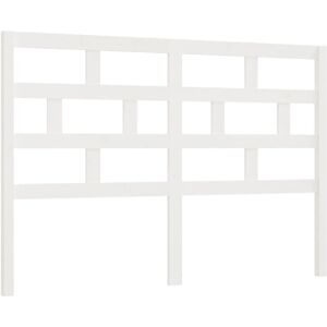 vidaXL Blanc 141x4x100 cm Tête de lit - Tête de lit - Publicité vidaXL Blanc 141x4x100 cm Tête de lit - Tête de lit - Publicité