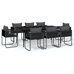 vidaXL 9-delig tuin eetset met kussens vidaXL 9-delig tuin eetset met kussens