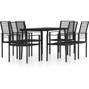 Maisonchic Model 124867 Garden Dining Set - Black Maisonchic Model 124867 Garden Dining Set - Black