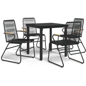Maisonchic 875414 Black Garden Dining Set - Garden Furniture Maisonchic 875414 Black Garden Dining Set - Garden Furniture