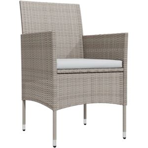 Set de Masă pentru Grădină 5 Piese Bej și Negru - Mobilier Exterior Set de Masă pentru Grădină 5 Piese Bej și Negru - Mobilier Exterior