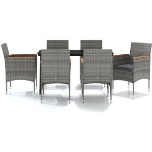 Maison Chic Tuin Eetset met Kussens - Tafel & Stoelen Maison Chic Tuin Eetset met Kussens - Tafel & Stoelen