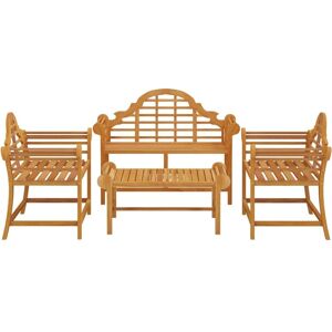 Maisonchic Teca Garden Furniture Set - Vintage Outdoor Lounge Maisonchic Teca Garden Furniture Set - Vintage Outdoor Lounge