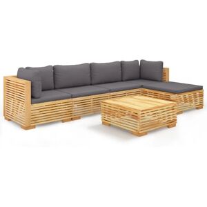 vidaXL Gartenmöbelset - Teak 6-tlg. - Gartensofa vidaXL Gartenmöbelset - Teak 6-tlg. - Gartensofa