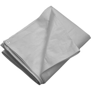 vidaXL 6x8 m Grey HDPE Tarpaulin - Ground Cover vidaXL 6x8 m Grey HDPE Tarpaulin - Ground Cover