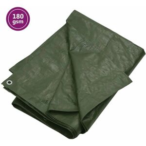 vidaXL 180g/m² Green Ground Cover - Tarpaulin, 3x6m vidaXL 180g/m² Green Ground Cover - Tarpaulin, 3x6m