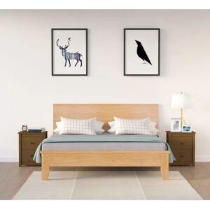 vidaXL Bedside Cabinet - Honey Brown - Nightstand - Solid Wood vidaXL Bedside Cabinet - Honey Brown - Nightstand - Solid Wood