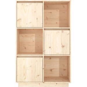 vidaXL Awo61223 Brown Solid Wood Pine Highboard - Sideboard vidaXL Awo61223 Brown Solid Wood Pine Highboard - Sideboard