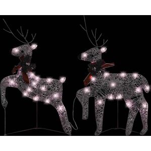 vidaXL Gold Weihnachtsrehe - Festliche Dekoration mit LEDs vidaXL Gold Weihnachtsrehe - Festliche Dekoration mit LEDs