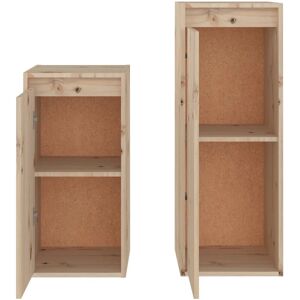 vidaXL 3100154 Solid Wood Pine TV Cabinet - TV Cabinet vidaXL 3100154 Solid Wood Pine TV Cabinet - TV Cabinet