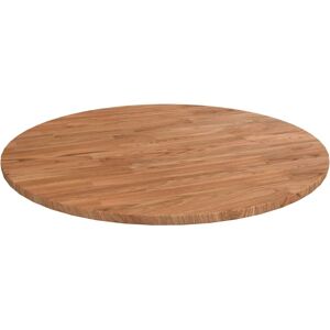 vidaXL Runder Tischplatte Hellbraun Ø60x1,5 cm Behandelt Massiv Eichenholz - Tischplatte vidaXL Runder Tischplatte Hellbraun Ø60x1,5 cm Behandelt Massiv Eichenholz - Tischplatte