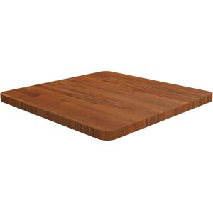 vidaXL 343043 Table Carrée en Bois Massif Marron Foncé - Table vidaXL 343043 Table Carrée en Bois Massif Marron Foncé - Table