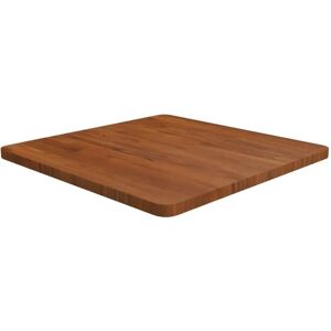 vidaXL Massief Eikenhouten Vierkante Tafel - Rustiek 60x60cm vidaXL Massief Eikenhouten Vierkante Tafel - Rustiek 60x60cm