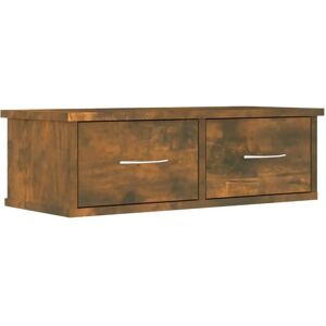 vidaXL Brown Oak Wall Cabinet - Engineered Wood Storage Unit vidaXL Brown Oak Wall Cabinet - Engineered Wood Storage Unit