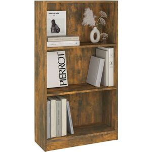 vidaXL Smoked Oak Book Shelf - Book Shelf vidaXL Smoked Oak Book Shelf - Book Shelf