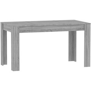 Table à manger Grey Sonoma vidaXL - Table à manger - Publicité Table à manger Grey Sonoma vidaXL - Table à manger - Publicité