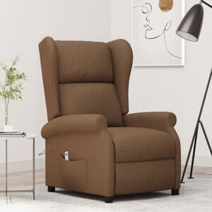 vidaXL Poltrona Recliner Elettrica - Marrone - Poltrona Reclinabile vidaXL Poltrona Recliner Elettrica - Marrone - Poltrona Reclinabile